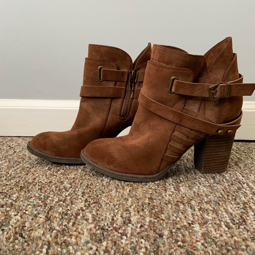 Suede Booties